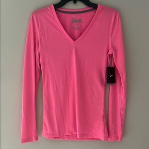 Nike Women's Pink Long Sleeve Top
